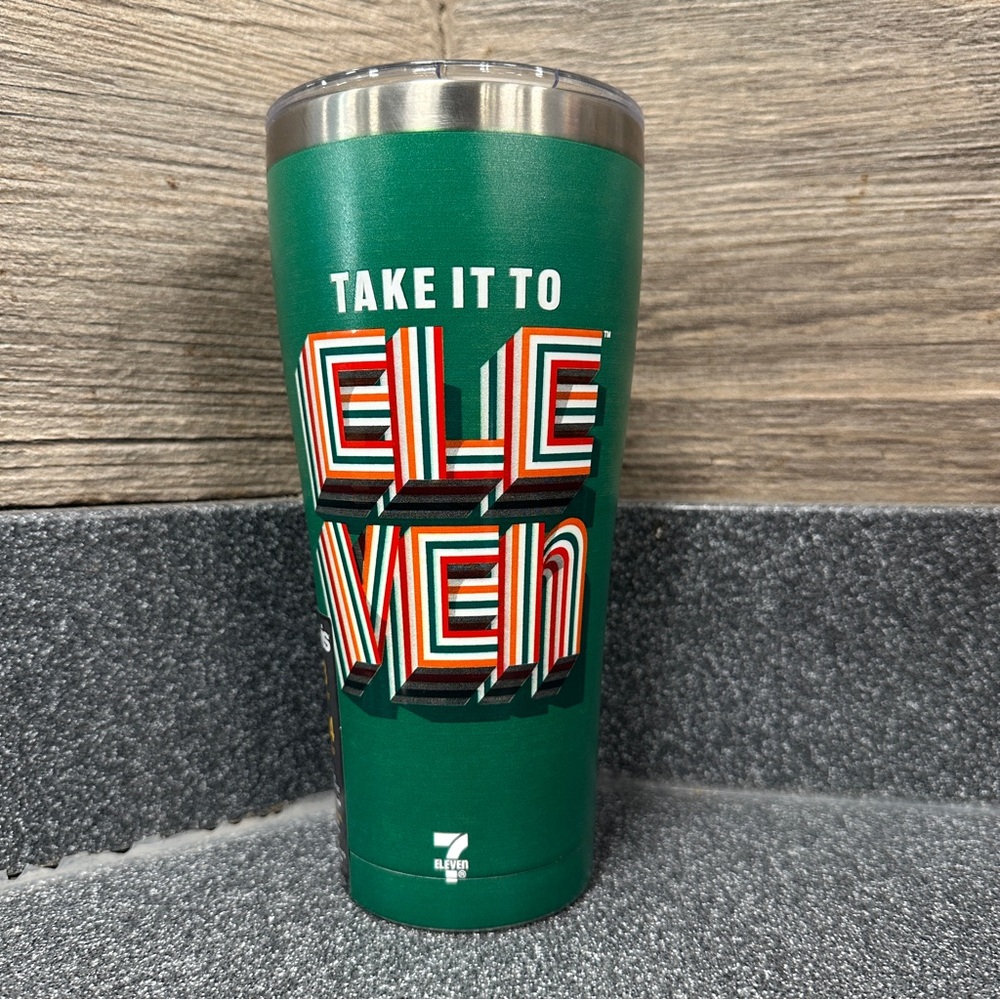 7-Eleven BigGulp & Slurpee 30oz Green Tumbler
